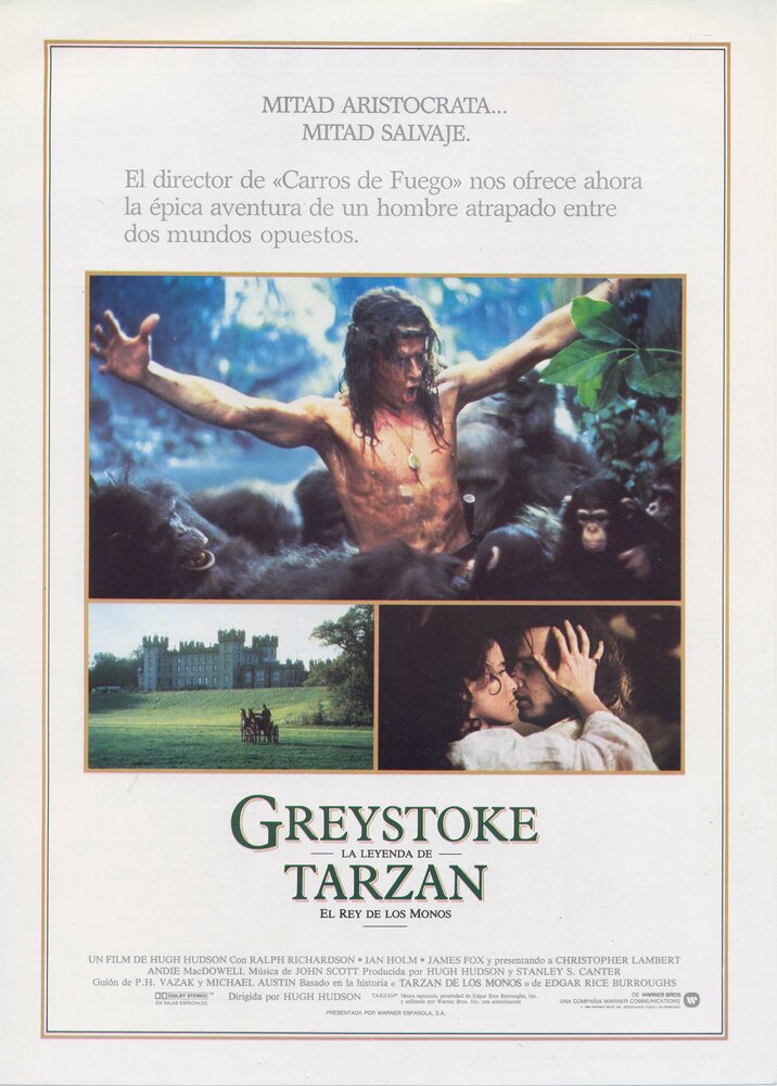 Смотреть Грейстоук: Легенда о Тарзане, повелителе обезьян (1984) на шдрезка
