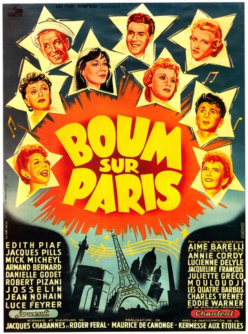 Cмотреть Boum sur Paris (1953) онлайн в Хдрезка качестве 720p