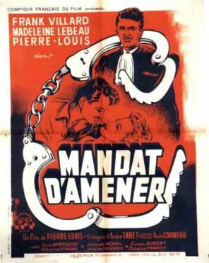 Cмотреть Mandat d'amener (1953) онлайн в Хдрезка качестве 720p